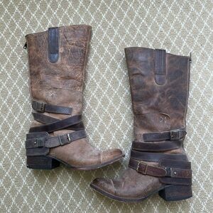 Freebird Brown Leather Dakota Boot